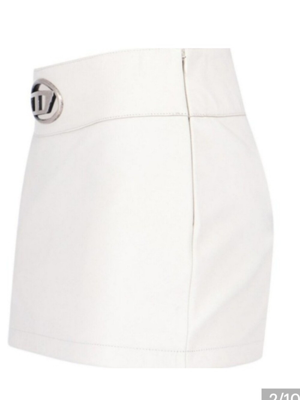 DIESEL White Cut Out Pencil Skirt Size L.